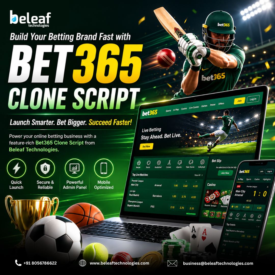 Build Your Betting Brand Fast with Bet365 Clone Script